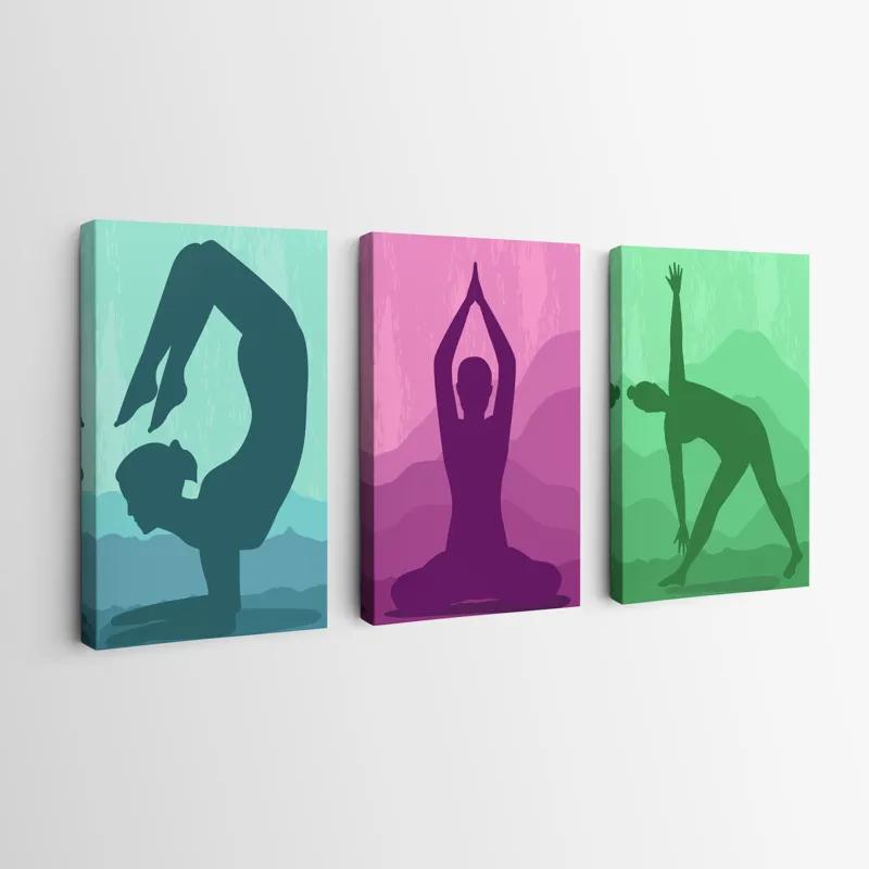 Картина на многоплатна основа Yoga Set mockup 0