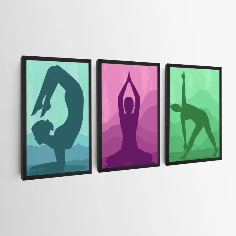 Картина на многоплатна основа Yoga Set mockup 0