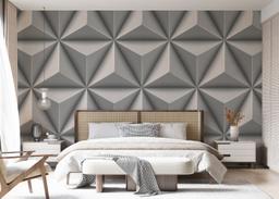 Grey 3d Triangle mockup 7