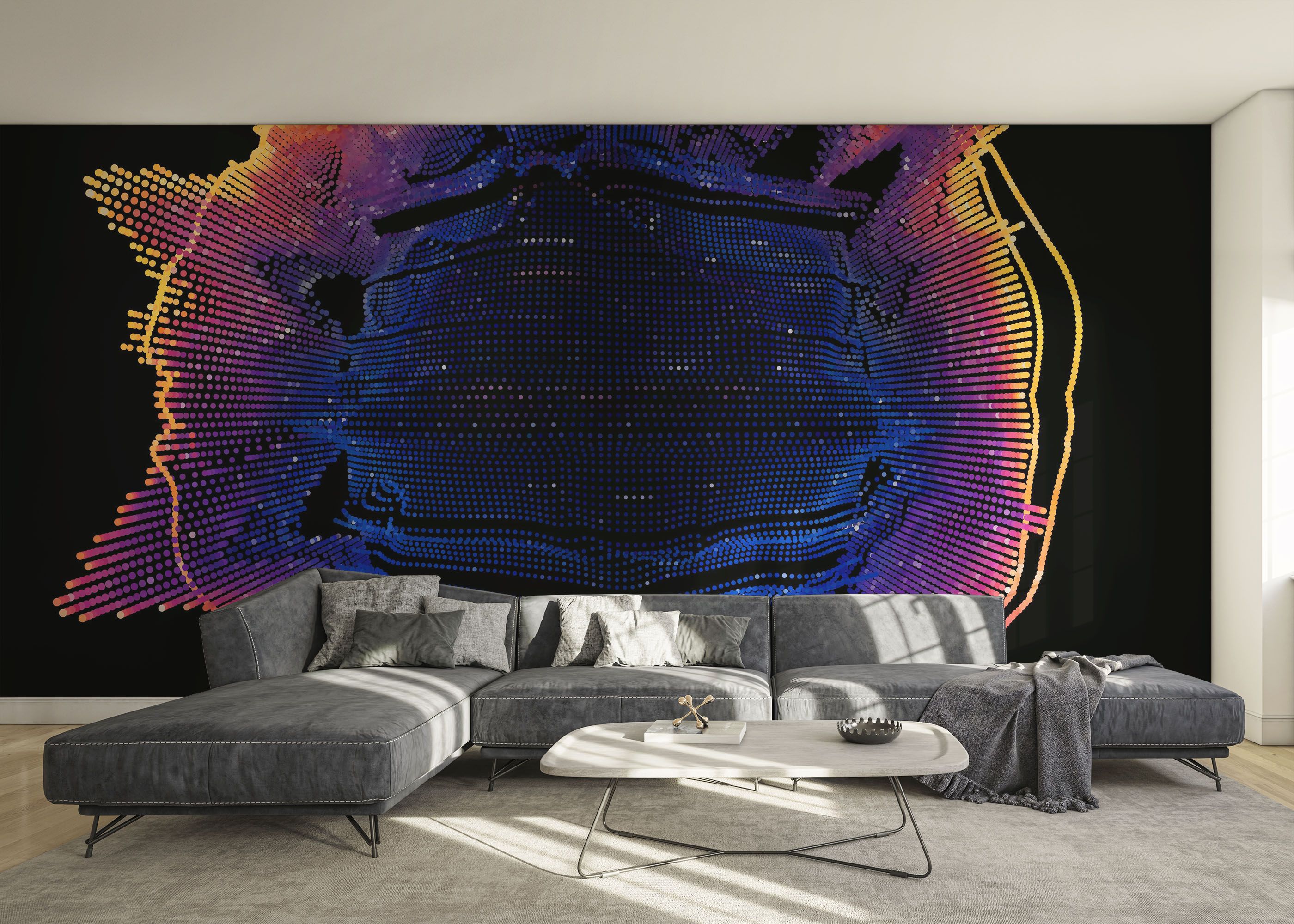 Colorful 3d Ball mockup 0