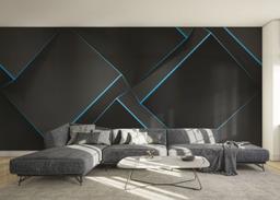 Volumetric Blue Cubes mockup 0