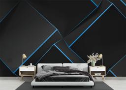 Volumetric Blue Cubes mockup 3