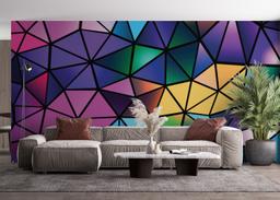 Color Mosaic Polygons mockup 4