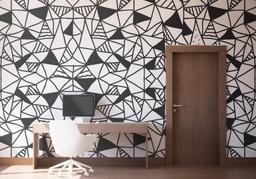 Black Triangles Pattern mockup 1