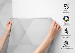 Grey Hexagonal Art mockup 2