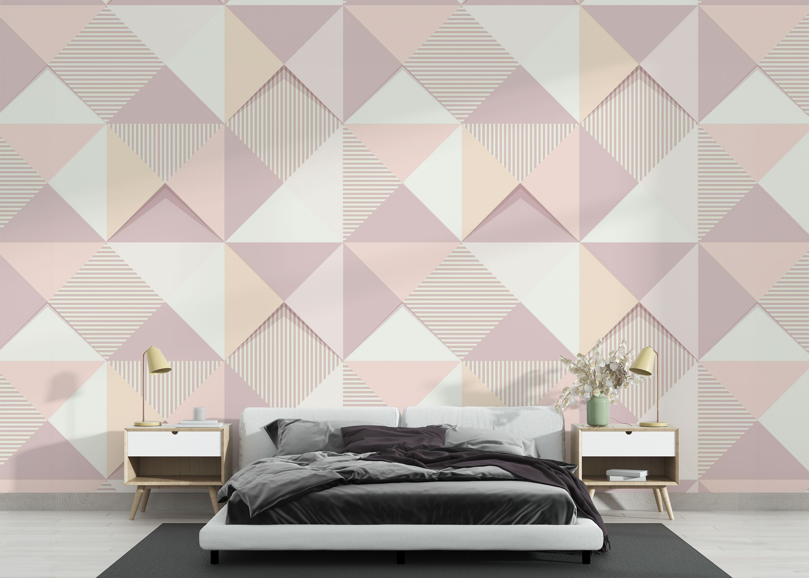 Cream Purple Square mockup 3