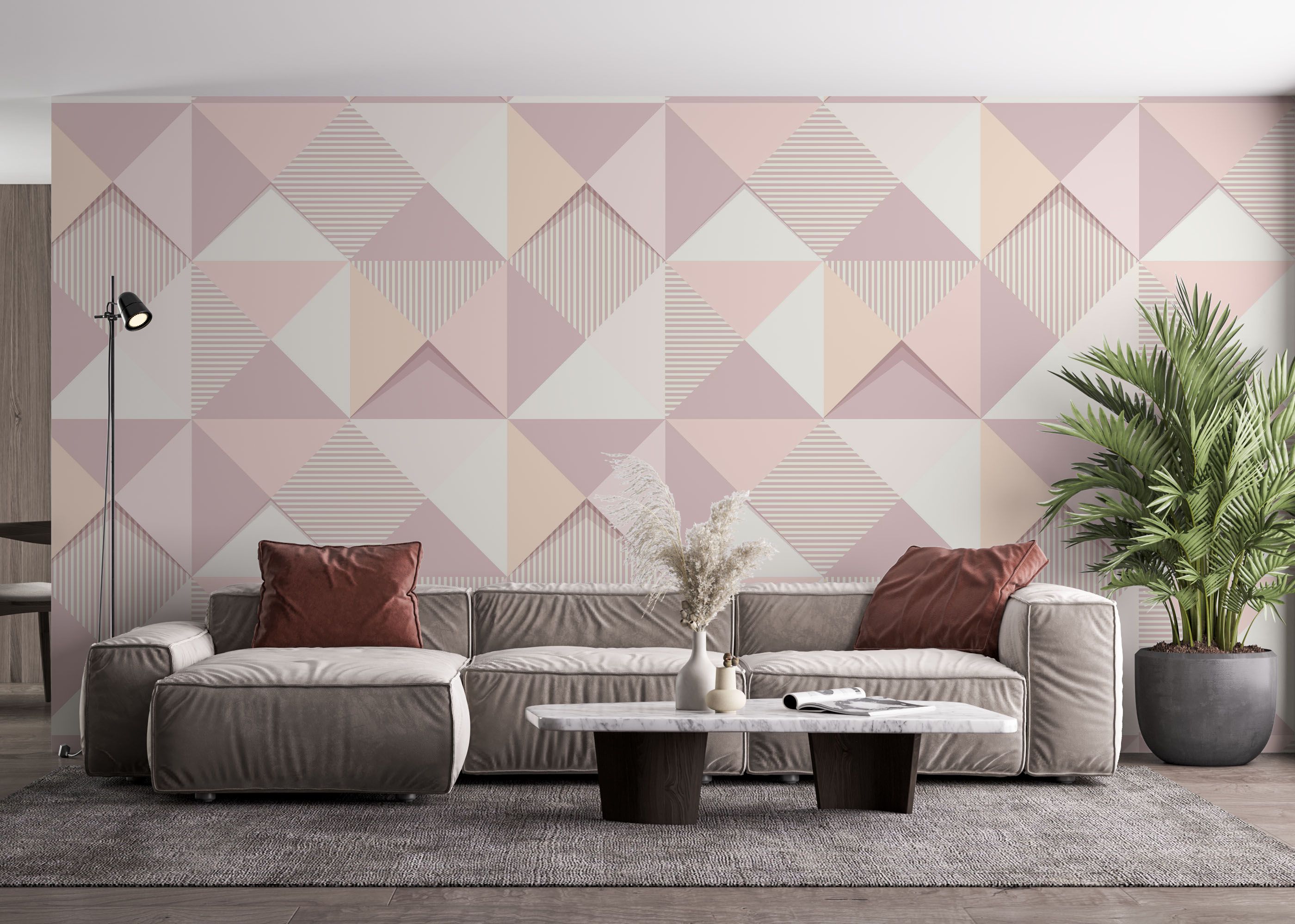 Cream Purple Square mockup 4