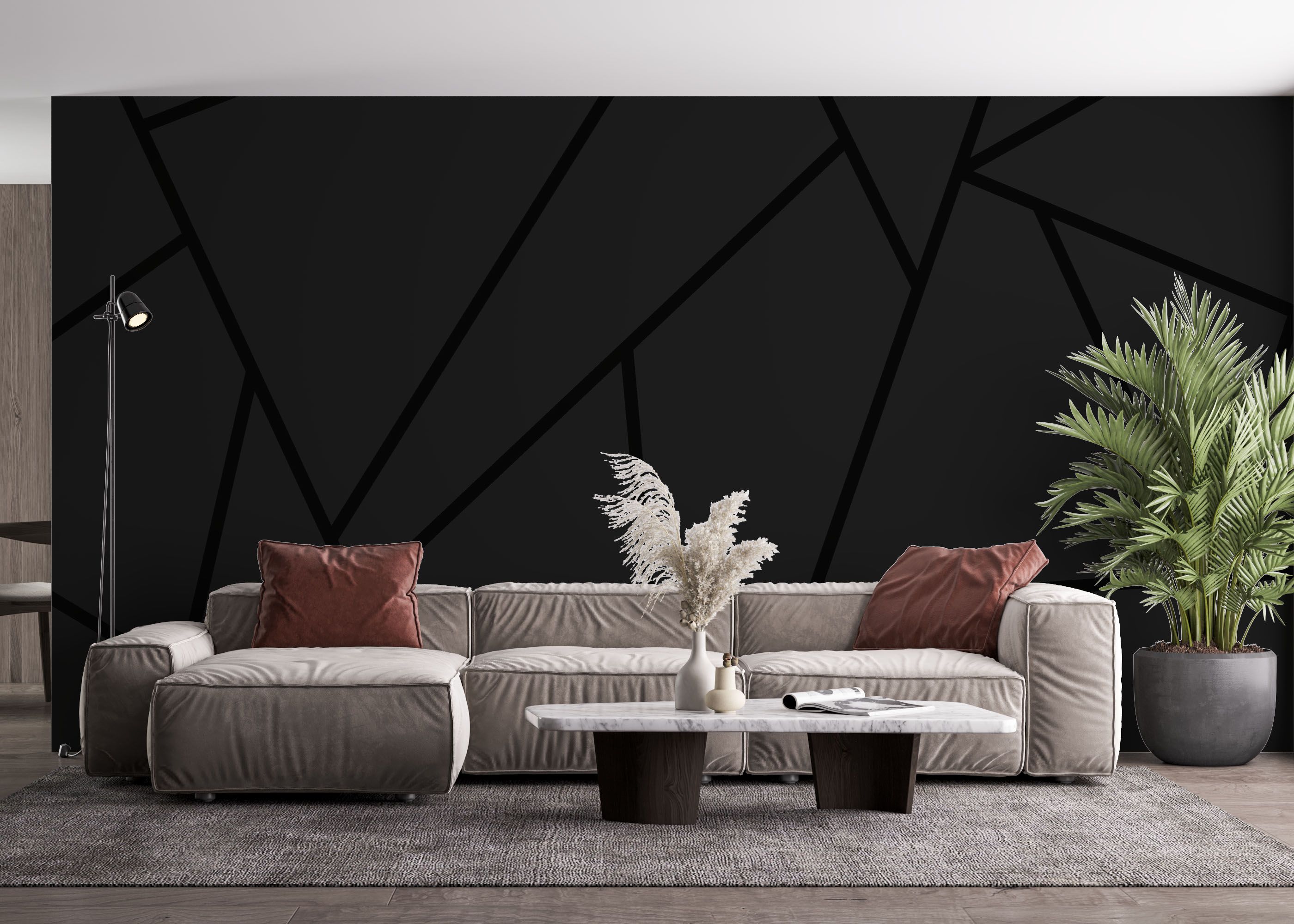 Grey Full Triangle mockup 4