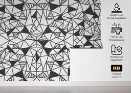 Black Triangles Pattern mockup 5