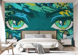 Graffiti Green Eyes mockup 7