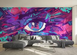 Blue Eyes Graffiti mockup 0
