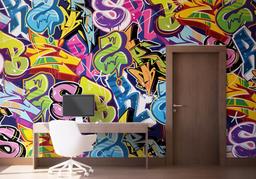 Colorful Lettter Graffiti mockup 1