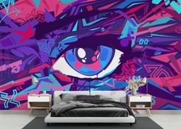 Blue Eyes Graffiti mockup 3