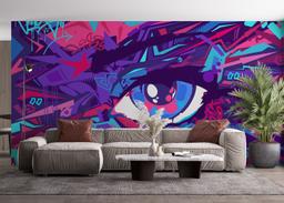 Blue Eyes Graffiti mockup 4