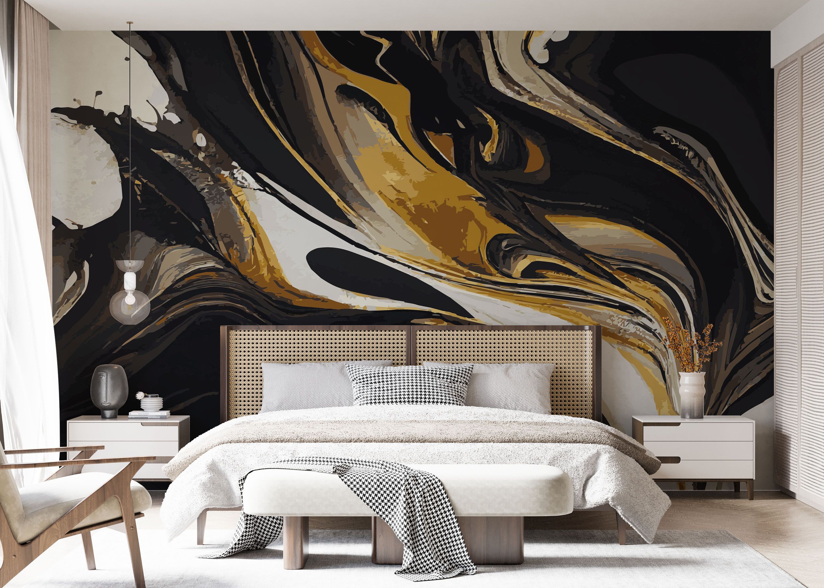 Black Shape Marble mockup 7