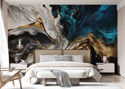 Blue Splash Marble mockup 7