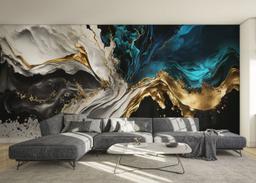 Blue Splash Marble mockup 0