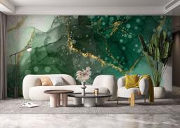 Green Circle Marble mockup 6