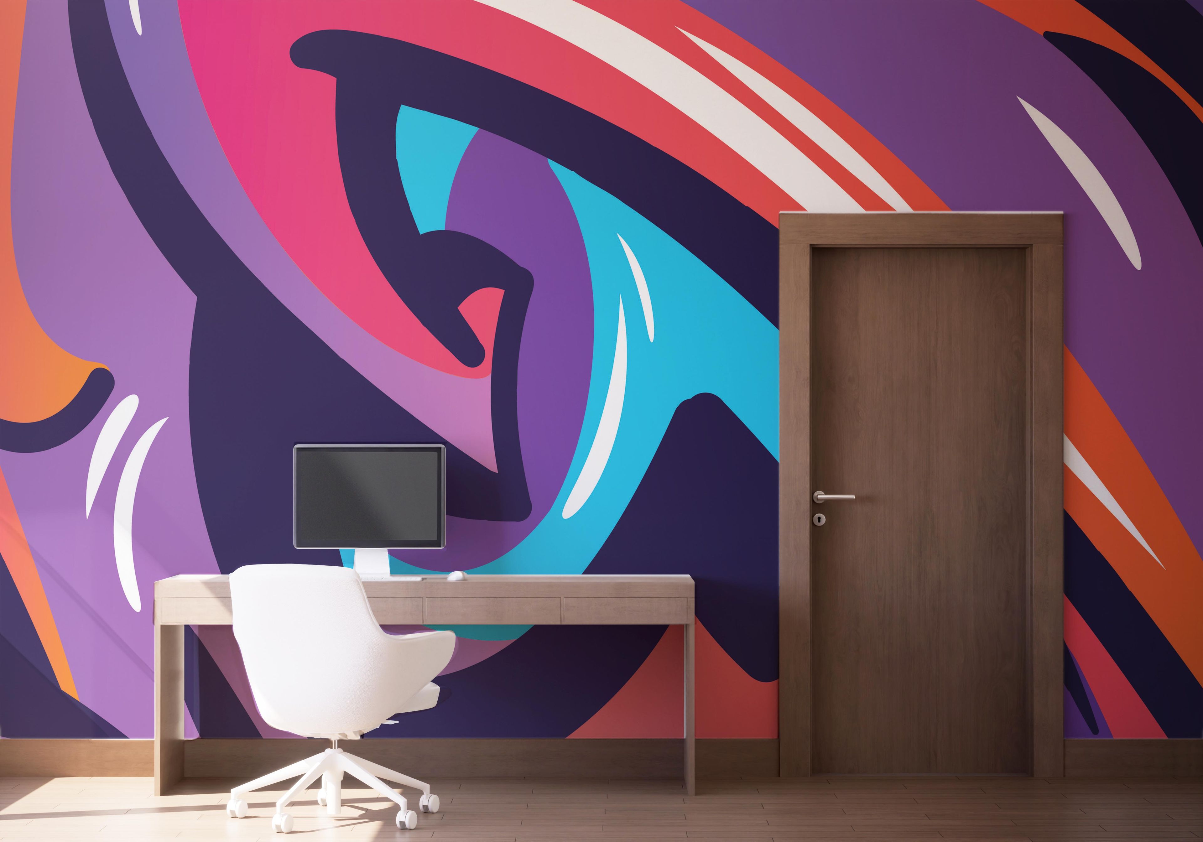 Colorfull Graffiti mockup 1