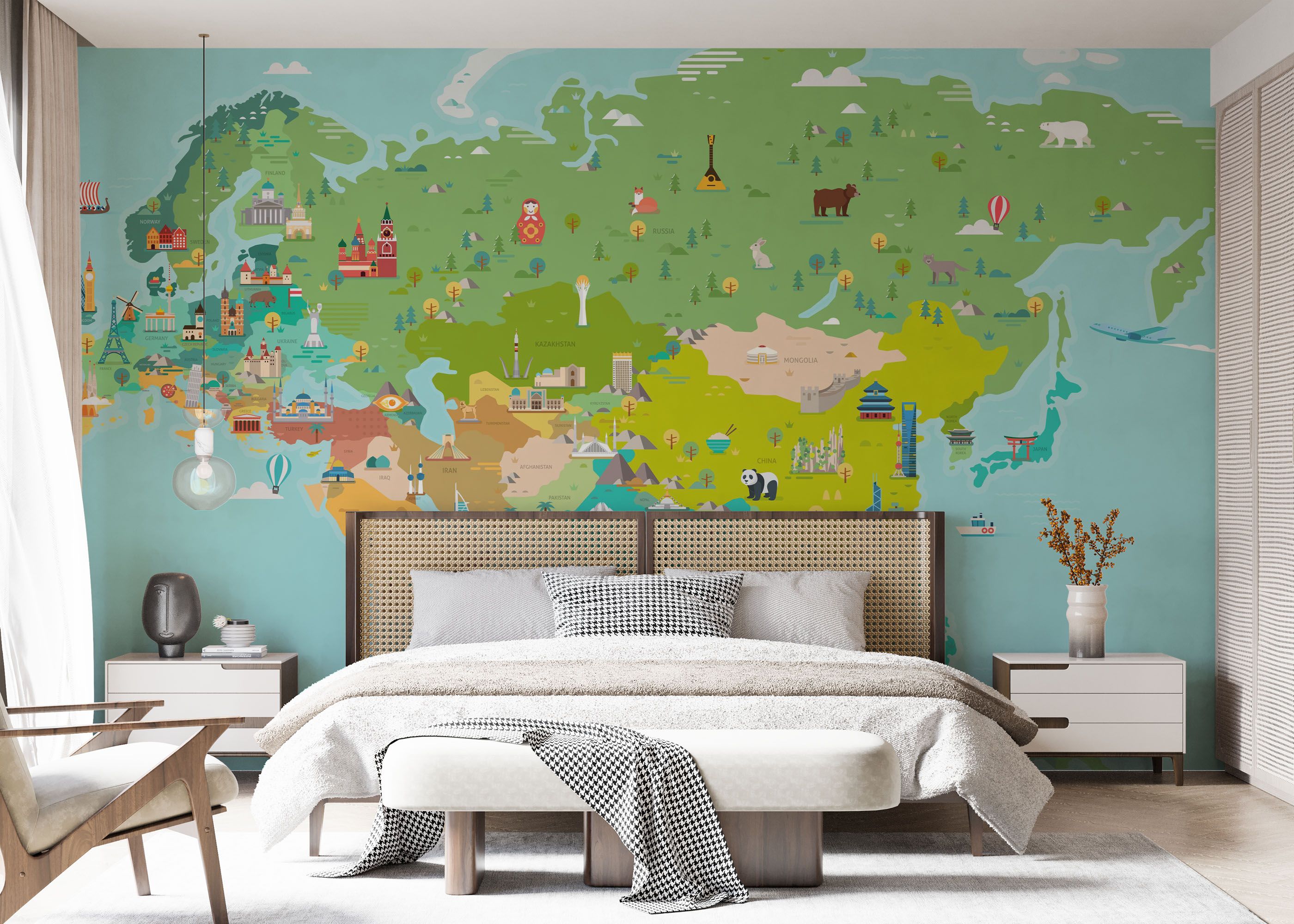 Big Colorful Map mockup 7