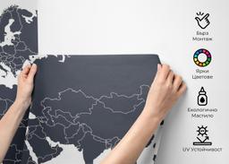 Grey World Map mockup 2