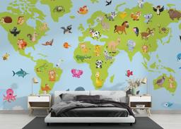 Animal World Map mockup 3