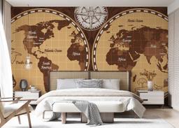 Brown Old Map mockup 7