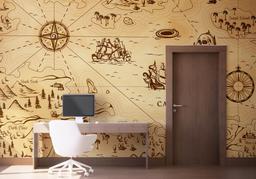 Caribean Sea Map mockup 1