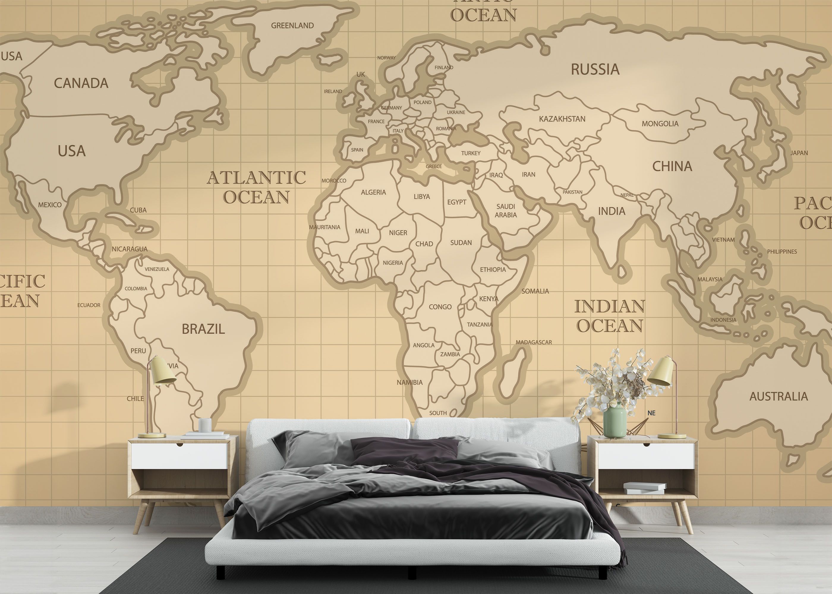 Cream Shades Map mockup 3