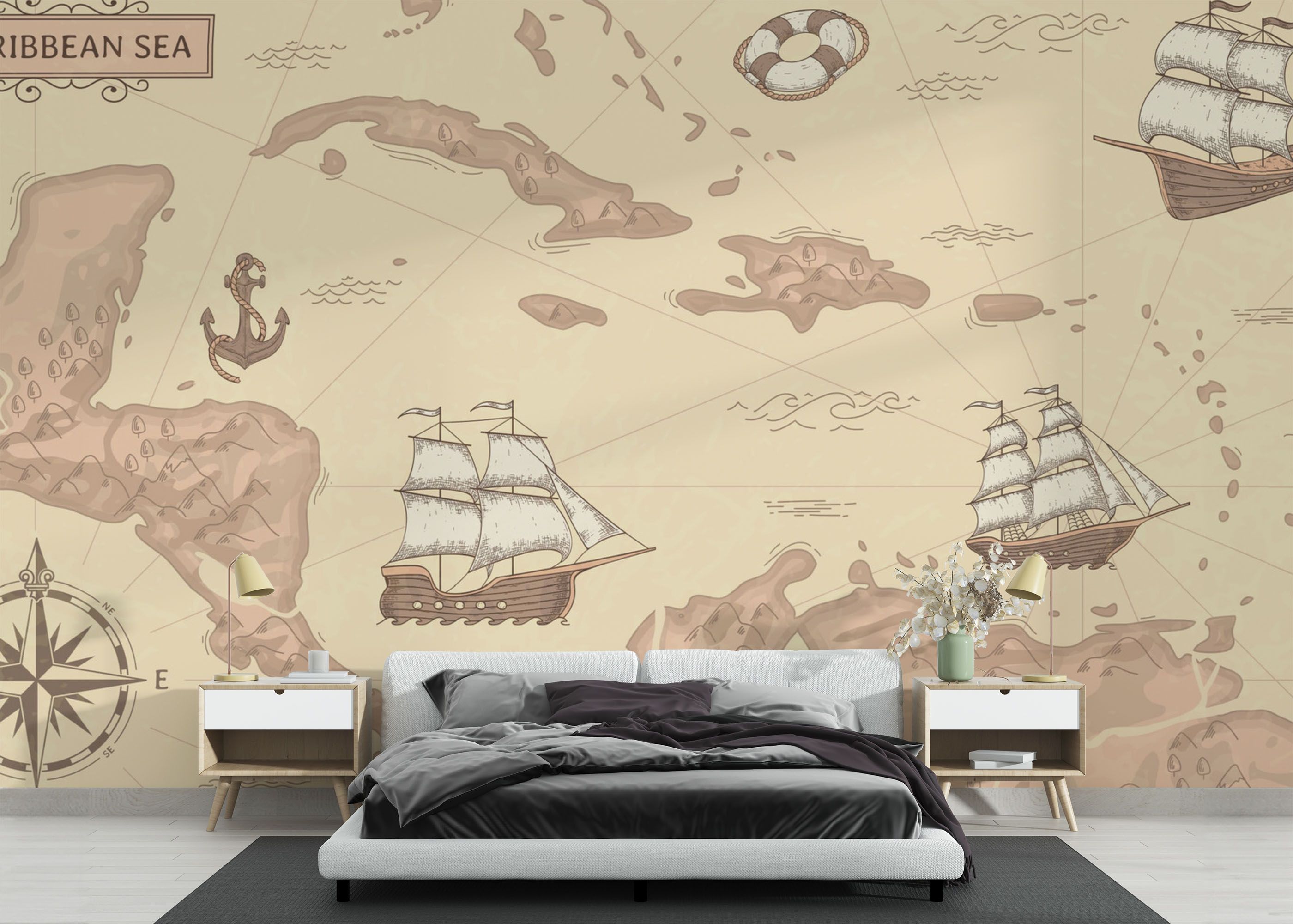 Light Pink Map mockup 3