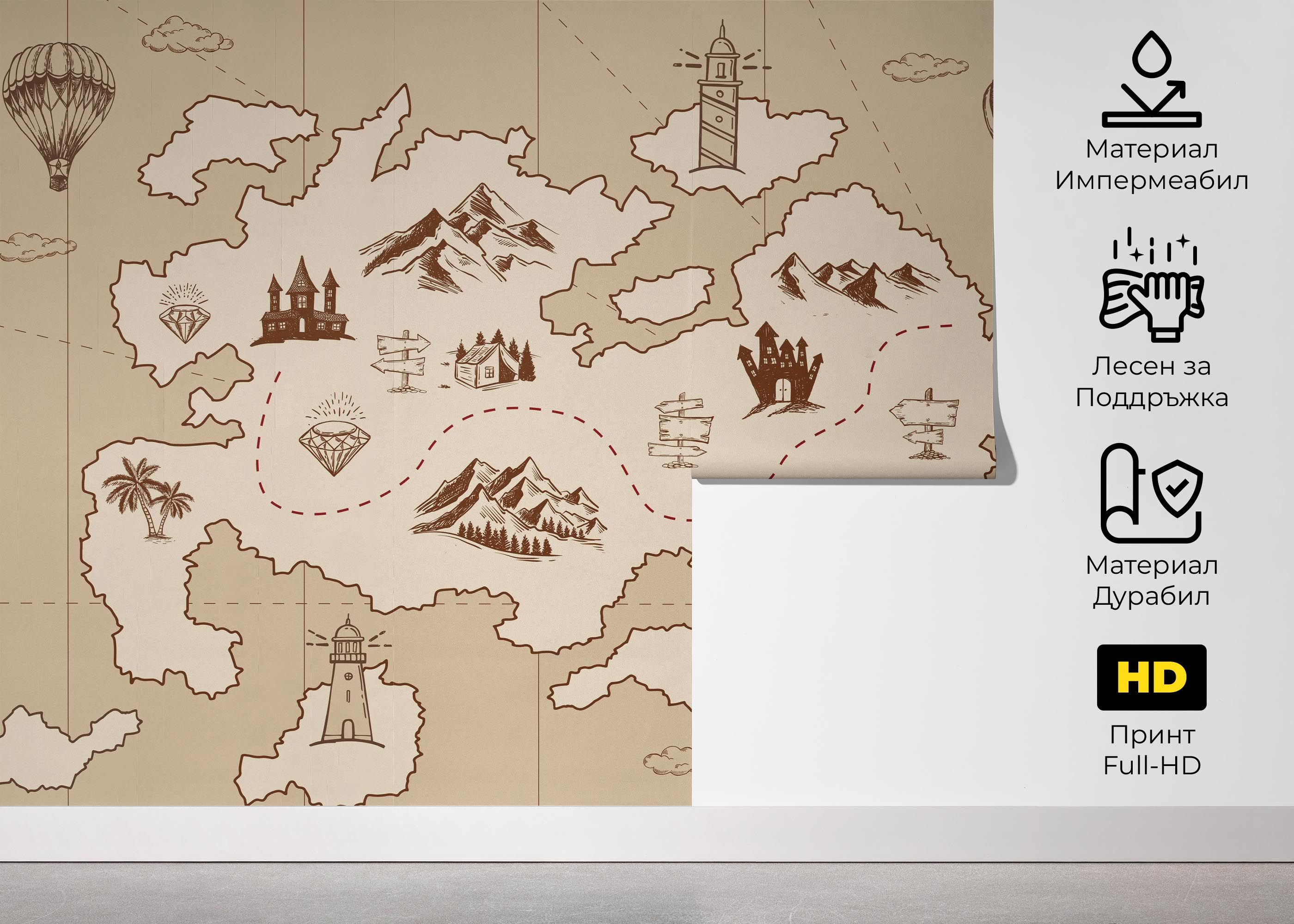 Cute Little Map mockup 5