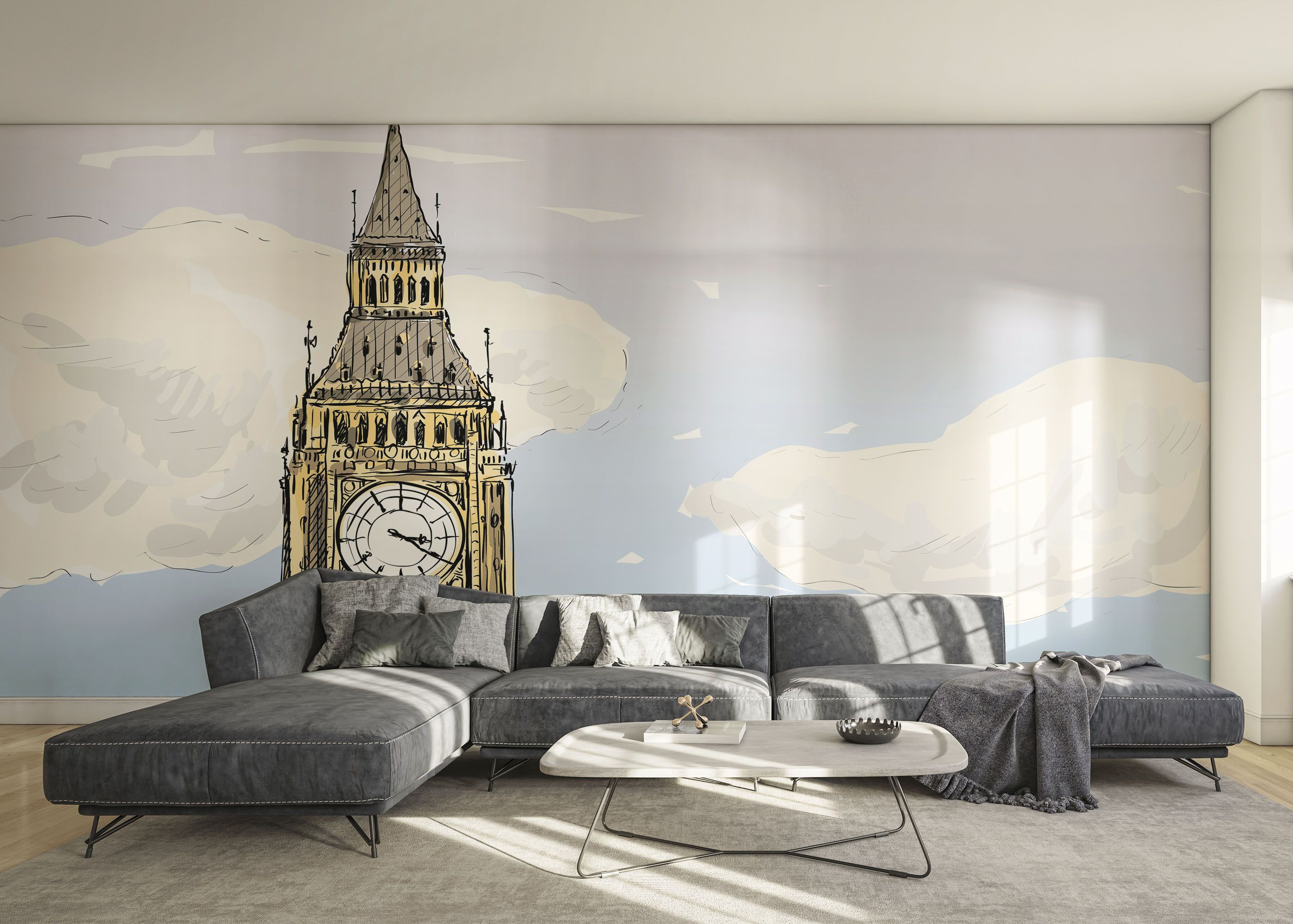 London Clock Sketch mockup 0