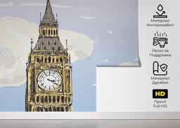 London Clock Sketch mockup 5
