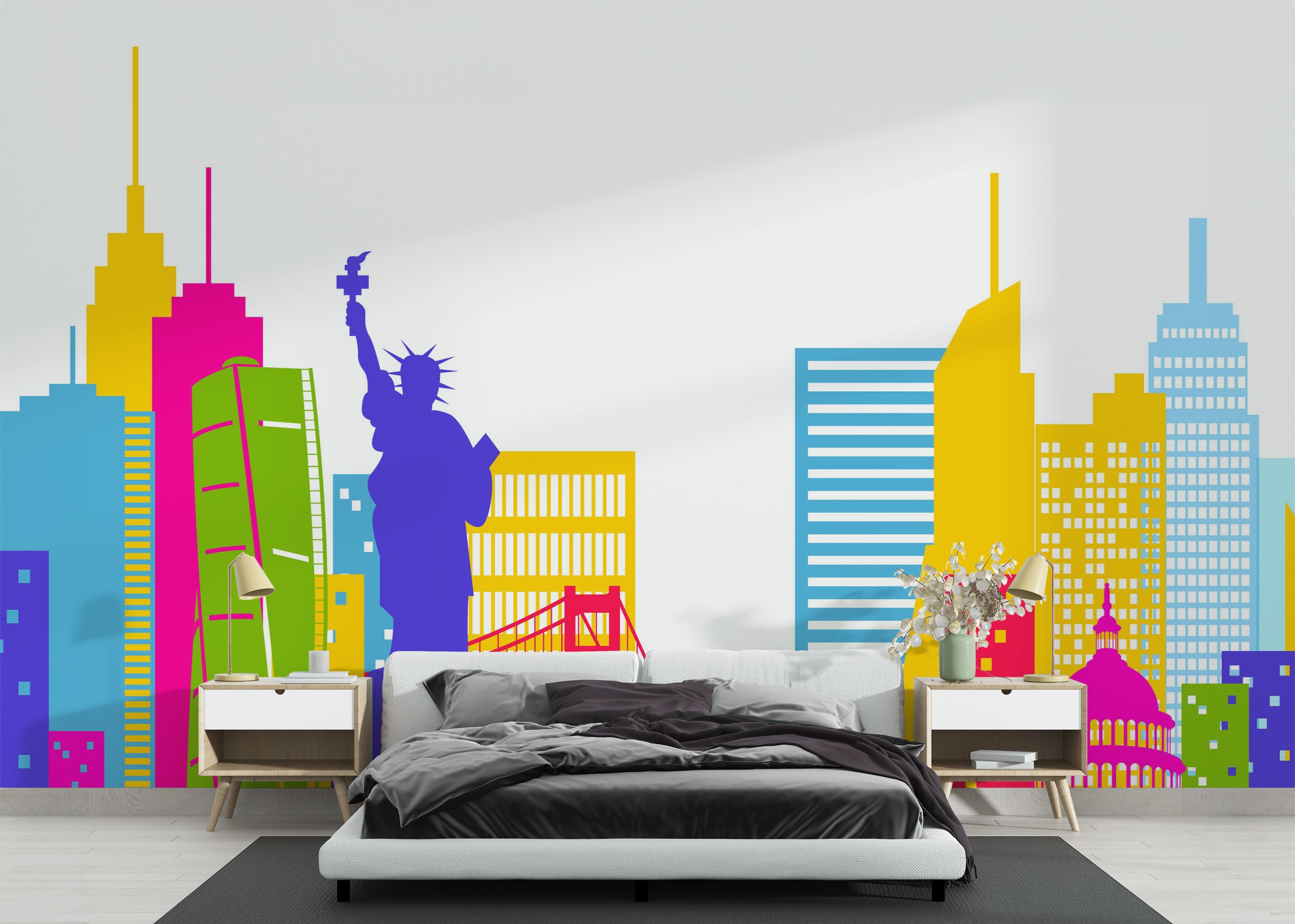 Colorful Nyc mockup 3