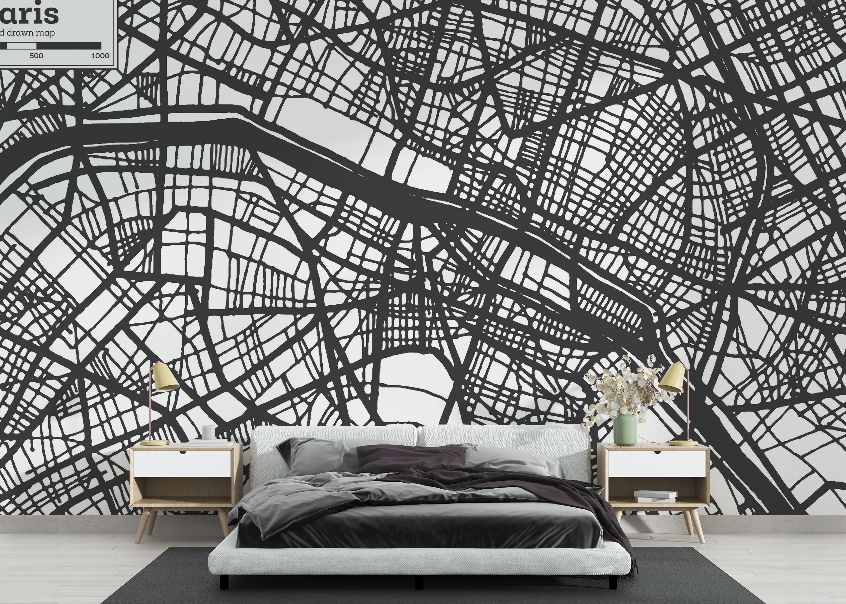 Paris City Map mockup 3