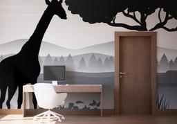 Zebra Shilouette Art mockup 1