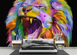 Angry Lion Head mockup 3