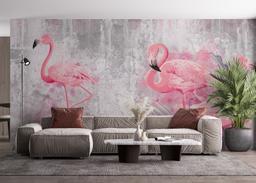 Grungy Flamingo mockup 4