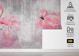 Grungy Flamingo mockup 5
