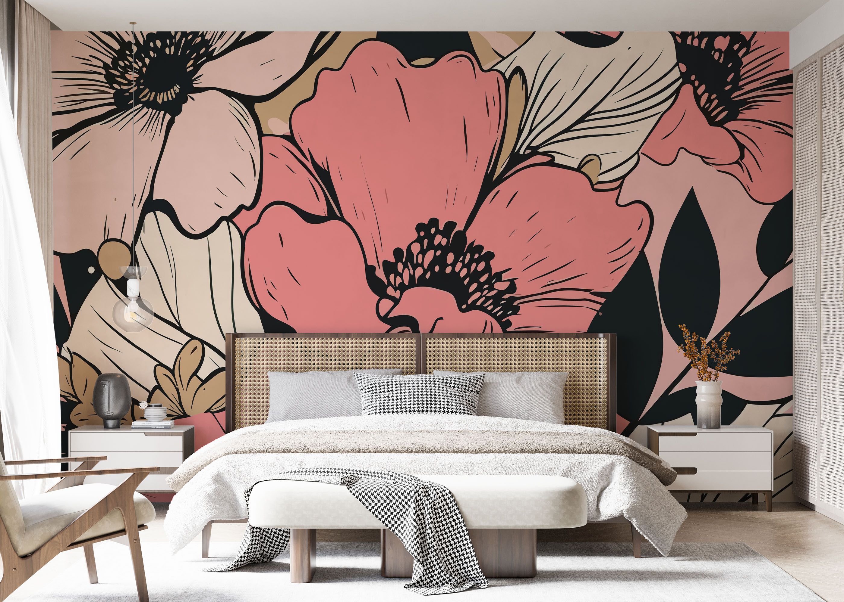 Close Pink Flower mockup 7