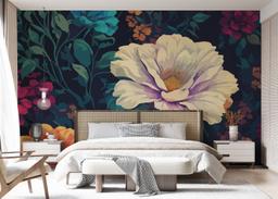 Colorful Flowers Art mockup 7