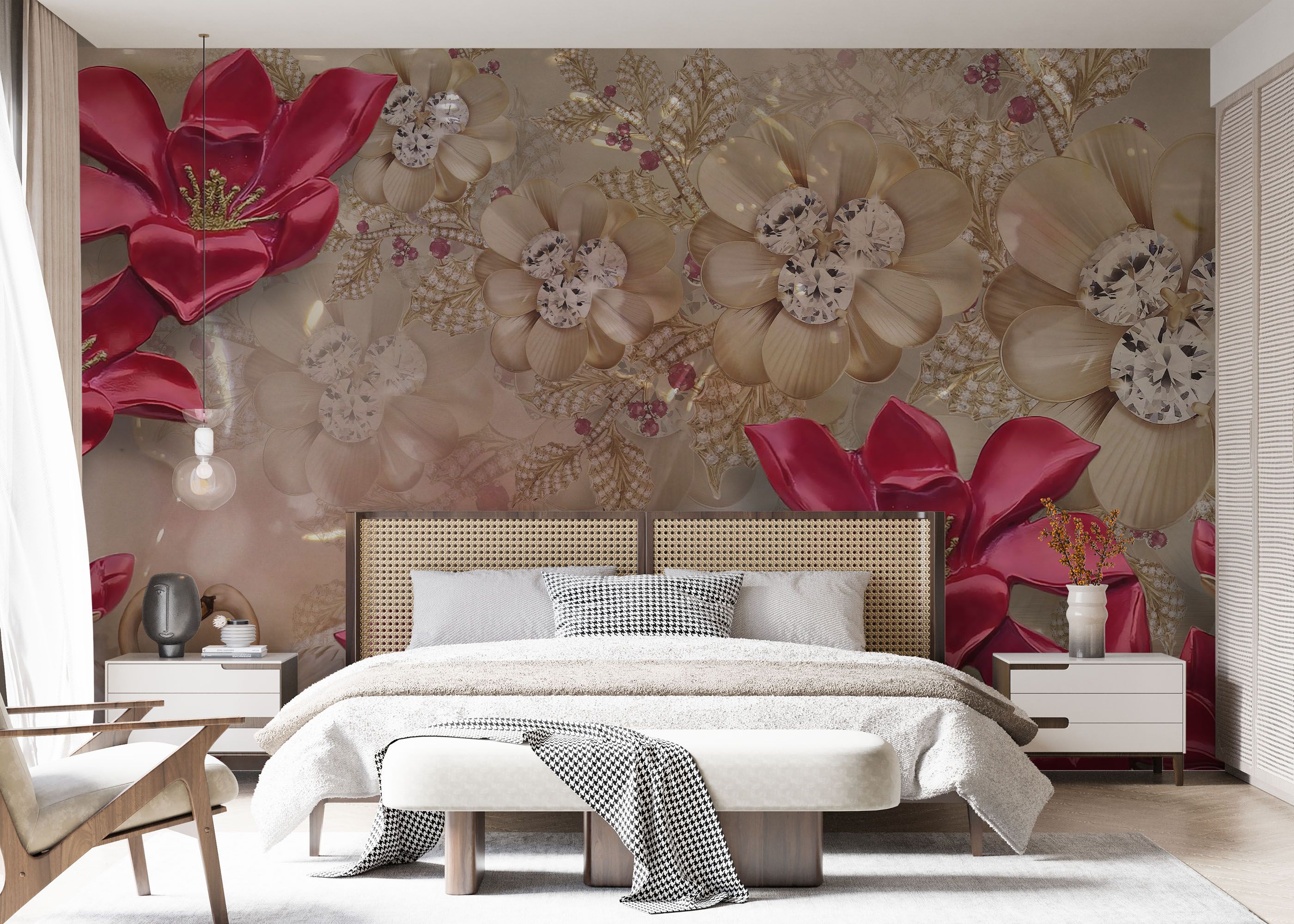 Diamond Flowers mockup 7