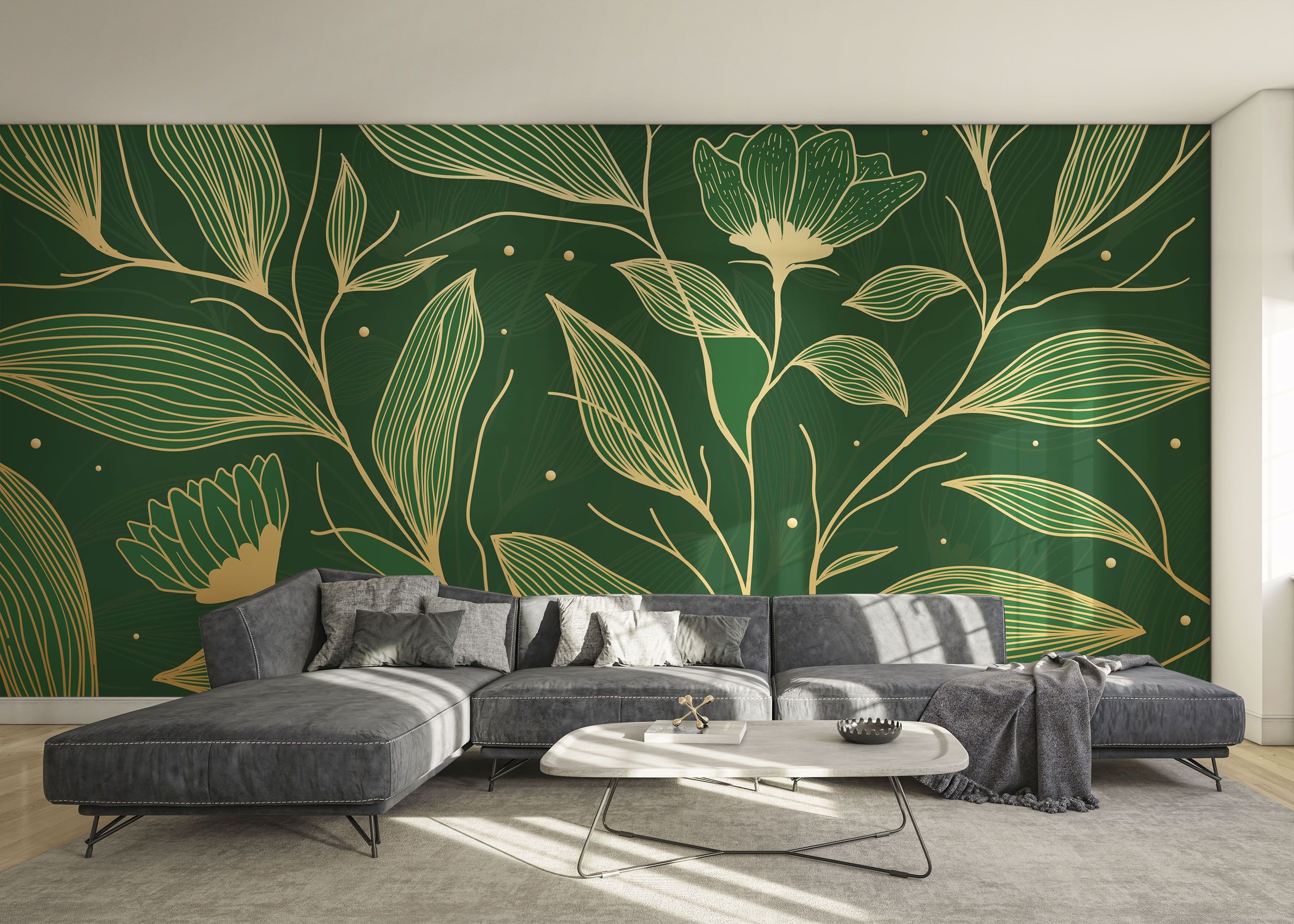 Cream Gold Green mockup 0