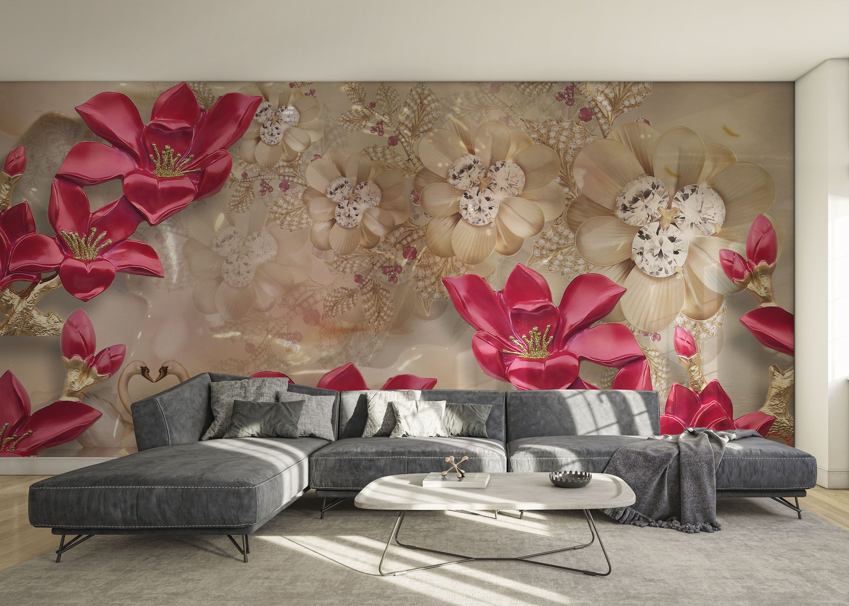 Diamond Flowers mockup 0