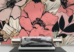 Close Pink Flower mockup 3