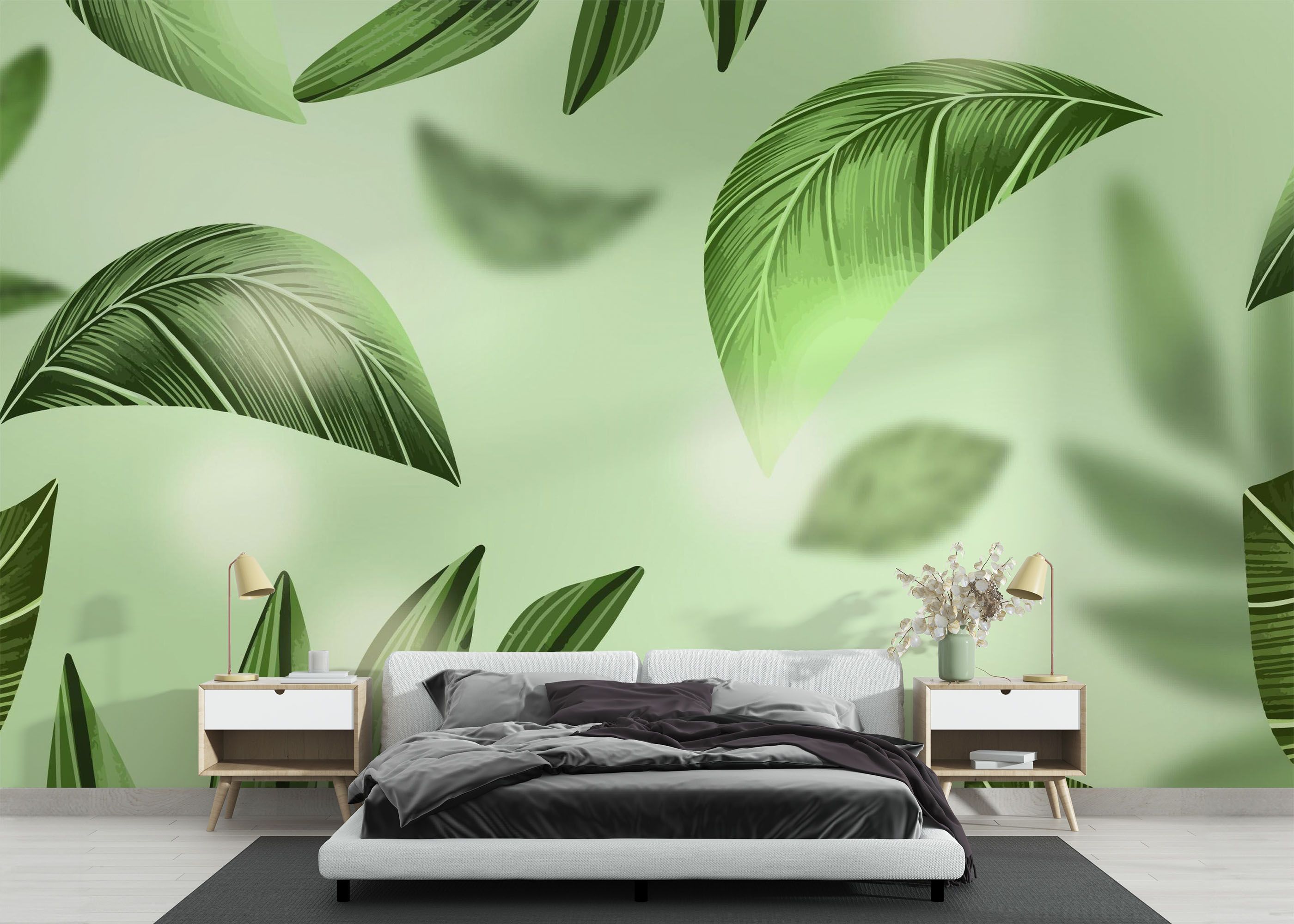 Floating Pretty Leaf mockup 3