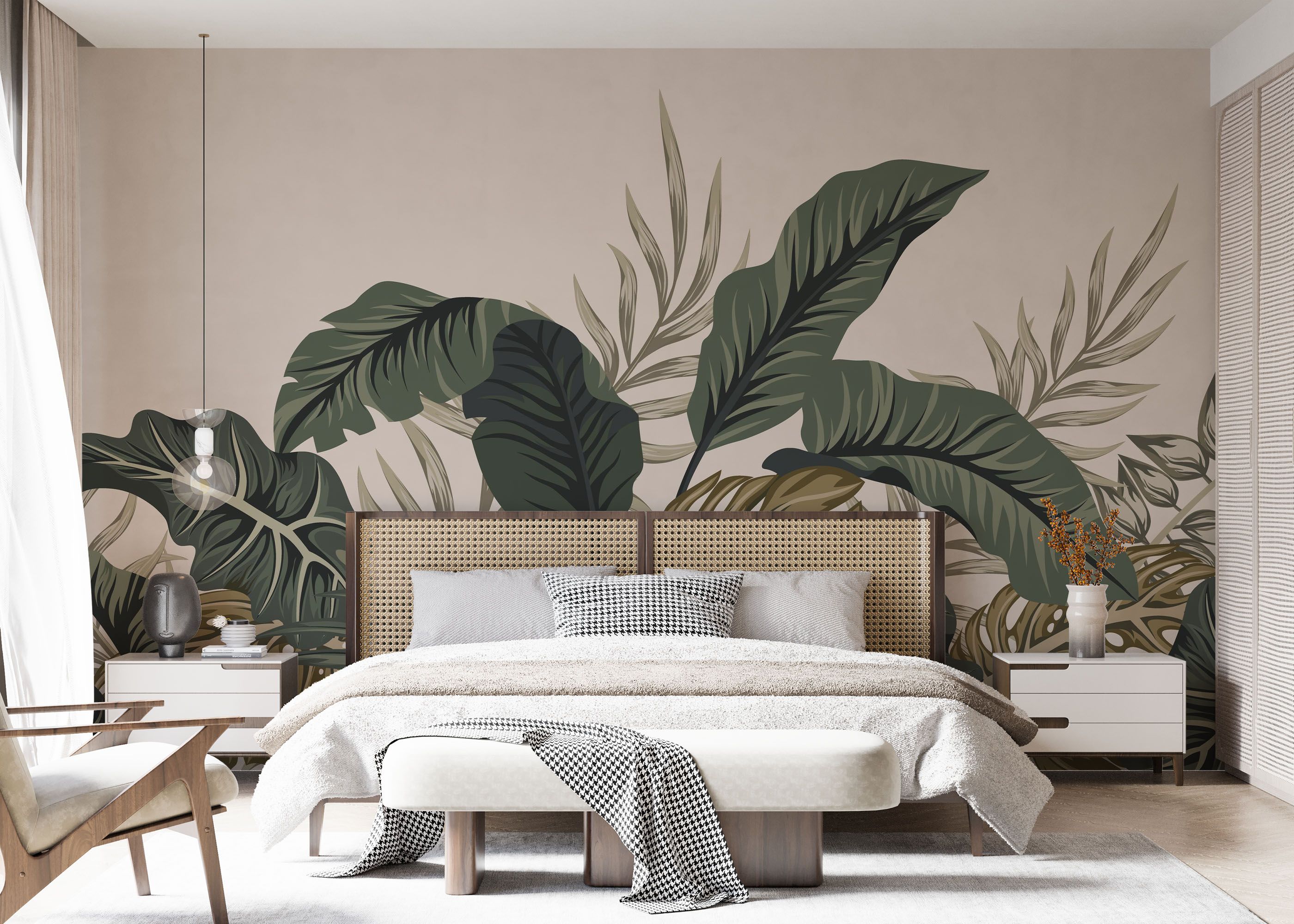 Cream Green Jungle mockup 7