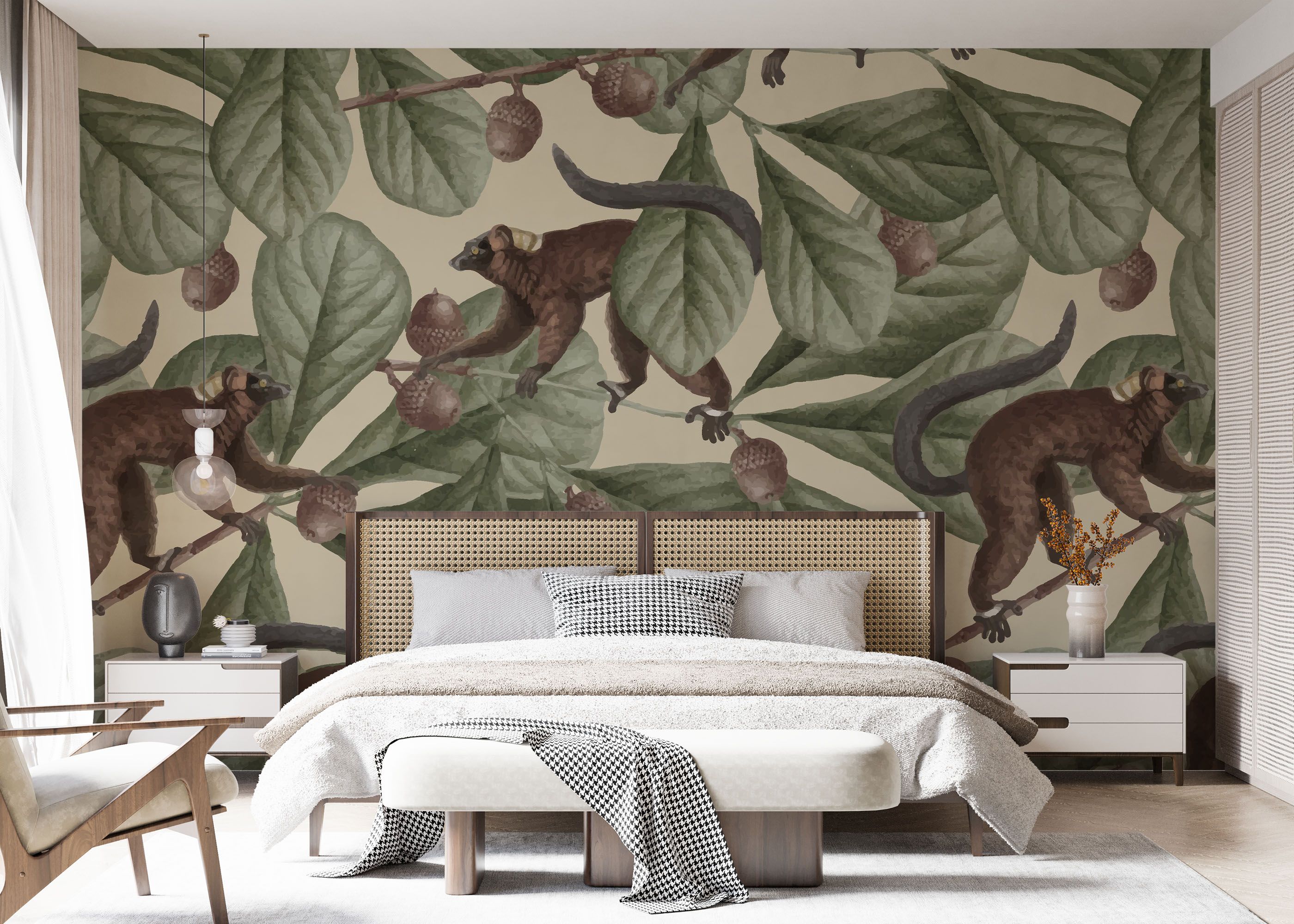 Jungle Lemur Art mockup 7