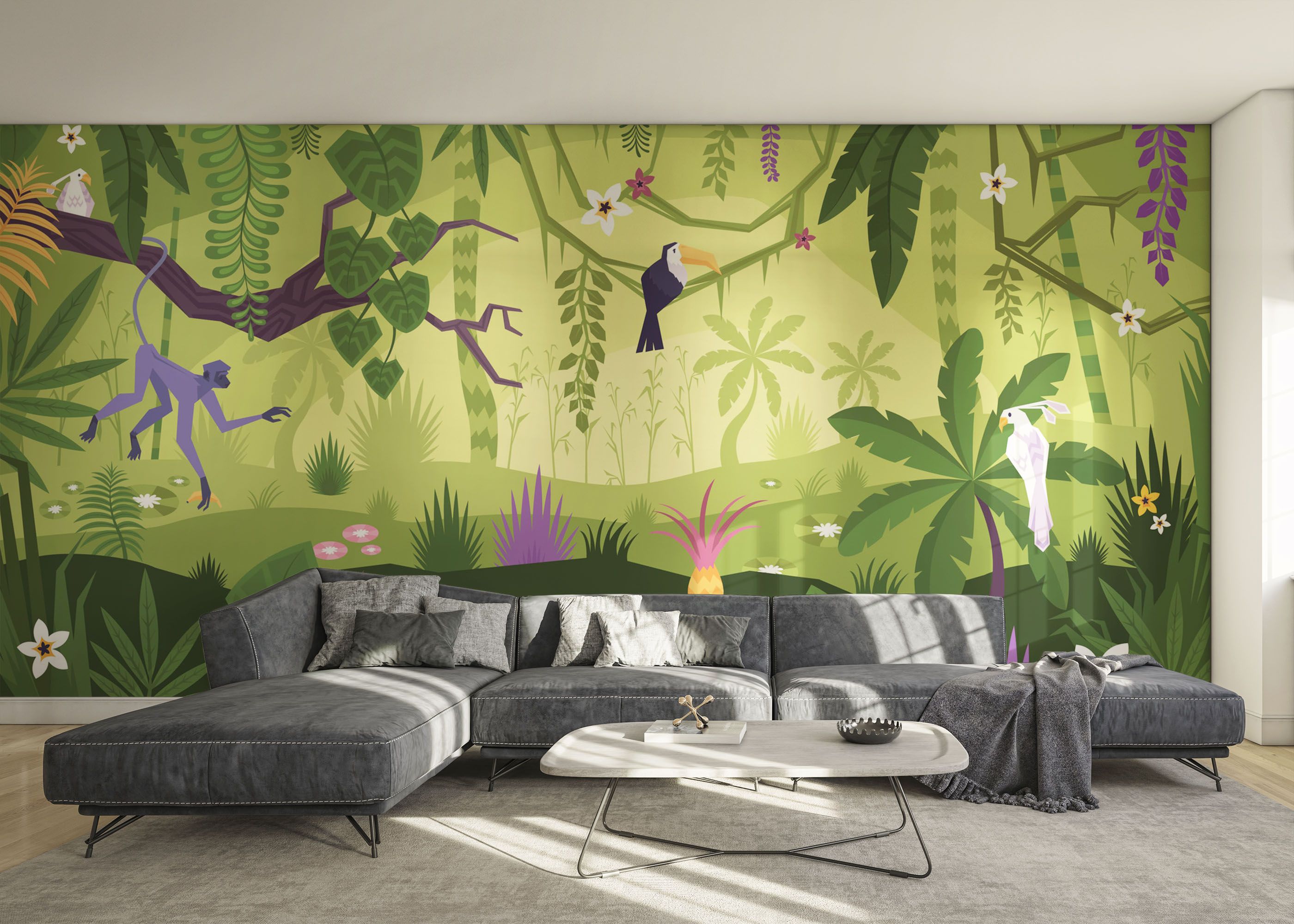 Cute Jungle Art mockup 0