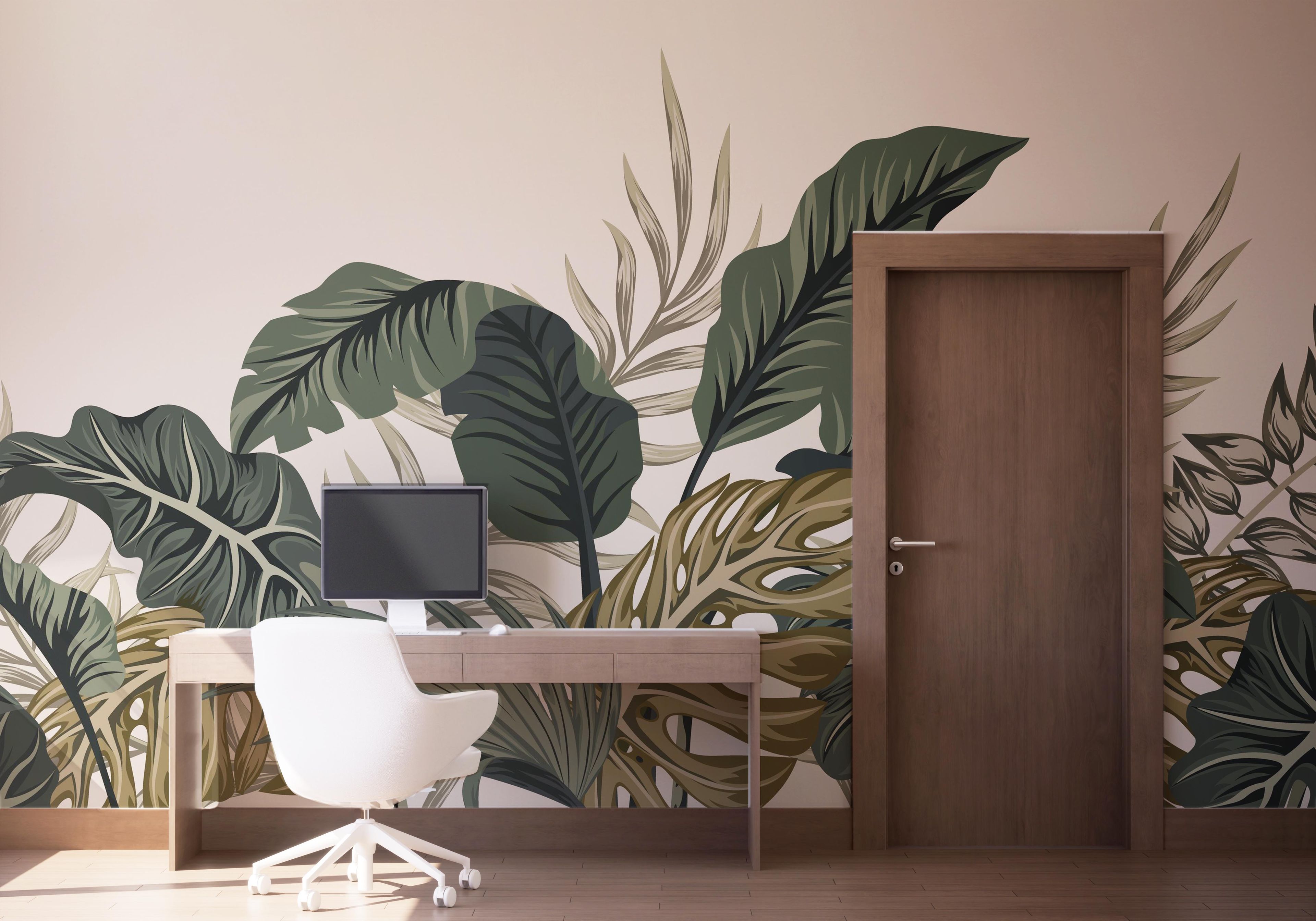 Cream Green Jungle mockup 1